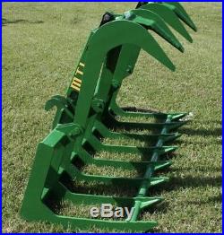 2019 MTL Attachments 60 Root Grapple Bucket fits John Deere Tractor Loader