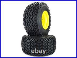 (2) All Terrain Tire Assemblies 18x8.50-8 Fits John Deere ZTrak Z225 Z335 Z355
