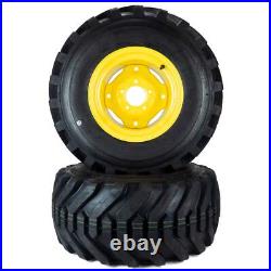 (2) Industrial Tire Assemblies 26x12.00-12 Fits John Deere TCU20390 M121628