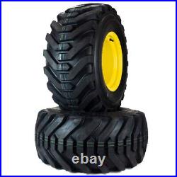 (2) Industrial Tire Assemblies 26x12.00-12 Fits John Deere TCU20390 M121628