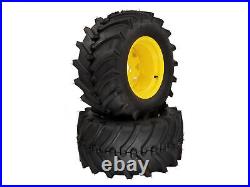 (2) Lawn Trac Wheel Assemblies 24x12.00-12 fits John Deere ZTrak Pro TCA17309
