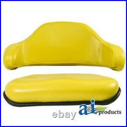 2 Piece Yellow Seat Cushion Set Fits John Deere 310 310A 310B 401 401B 401C 401D