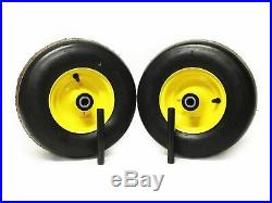 (2) Pneumatic Wheel Assemblies 13x5.00-6 fits John Deere Replaces TCA13769