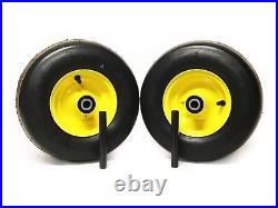 (2) Pneumatic Wheel Assemblies 13x5.00-6 fits John Deere Replaces TCA13769