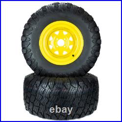 (2) Reaper Turf Tire Assemblies 26x12.00-12 Fits John Deere ZTrak 997R TCA20130