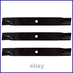 3 Hi Lift Blades Fits John Deere 72 TCU15882 777 797 Z860 Z950 Z960 Z970 997