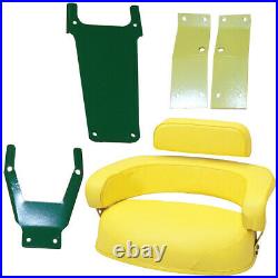 3 PIECE YELLOW SEAT ASSEMBLY Fits John Deere 3010,3020,4020,4320,5020,6030,7520