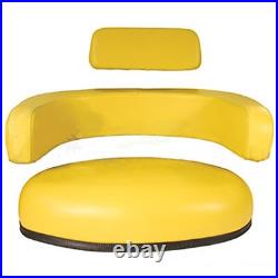 3-Pc Yellow Seat Cushion Set Fits John Deere Tractor 3010 4010 4020 4320 4430
