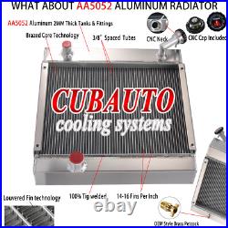 3-Row Radiator Fits John Deere 210C Backhoe 482C Forklift #AT129141, AR5704