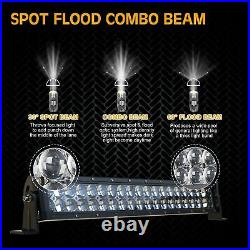 44'' Light Bar +20'' Lower + Cube Pods Fit John Deere Buck Gator RSX XUV 550-865