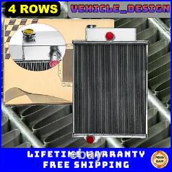 4 Rows Aluminum Radiator Fits John Deere Tractor 4000 4020 Gas AR40832 AR4945 US