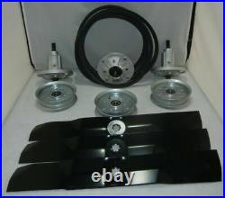 54 Deck Spindle Blade & Idler Kit Fits John Deere D170 G110 190C LA150 LA175