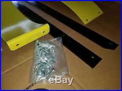 54 Snow Plow Blade Extensions & 1/4 Thick Wear Bar To 66 Wide Fits John Deere