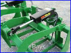 60 Dual Cylinder Root Grapple Bucket Attachment Fits John Deere Tractor Loader