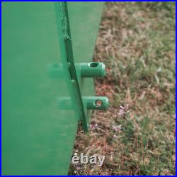 60-in Bucket Attachment 3/16-in Thick Fits John Deere Hook And Pin Tractors For