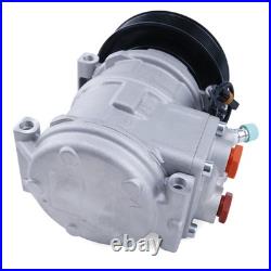 AC Compressor Fits John Deere Tractors 8 Grooves OE# RE46609 AH169875