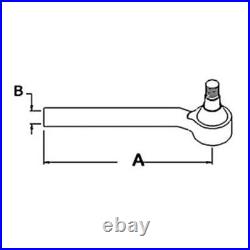 AL168708 Tie Rod Left Hand Fits John Deere 6010 6110 6110L 6120 6210L Tractors