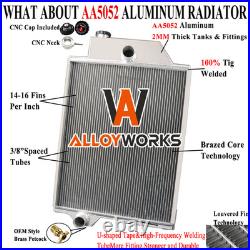 AR46438 AR34302 AR26551 Aluminum Radiator fits John Deere 4010 Gas & Diesel