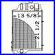 AR48171 AT32591 Radiator Fits John Deere Backhoe 410