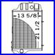AR48171 AT32591 Radiator Fits John Deere Backhoe 410