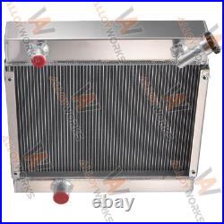 AT129141 AR5704 Aluminum Radiator Fits John Deere 210C Backhoe 482C Forklift