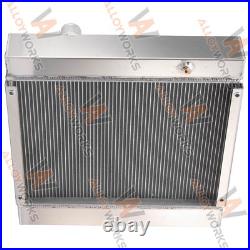 AT129141 AR5704 Aluminum Radiator Fits John Deere 210C Backhoe 482C Forklift