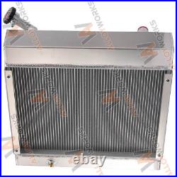 AT129141 AR5704 Aluminum Radiator Fits John Deere 210C Backhoe 482C Forklift