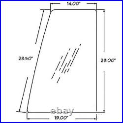AT183083 New Upper Front Door Glass Fits John Deere 110 120 160LC 200LC 230LC +