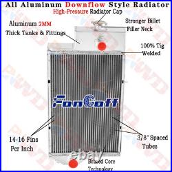 AT20847 4 Row Tractor Radiator Fits John Deere JD400 1520 2030 2020 2640 AR65715