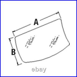 AT214097 Fits John Deere Lower Windshield Glass for Models 110, 120, 160LC