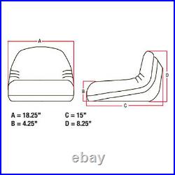 Backhoe Seat Fits John Deere 7 8 8A 8B 10 10A 47 49 447 448 and More