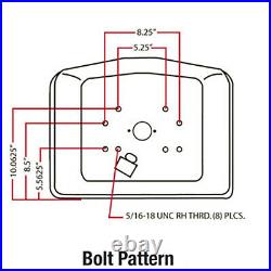 Backhoe Seat Fits John Deere 7 8 8A 8B 10 10A 47 49 447 448 and More
