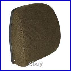 Backrest Hydraulic or Mechanical Seat Fabric Brown fits John Deere 4230 AR71107