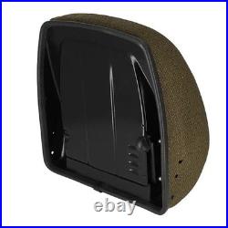 Backrest Hydraulic or Mechanical Seat Fabric Brown fits John Deere 4230 AR71107