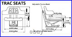 Blue Trac Seats Brand Tractor Suspension Seat Fits Ford / New Holland 5100
