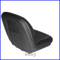 Bucket Seat Vinyl Black fits John Deere fits Cub Cadet fits Bobcat fits Komatsu