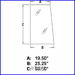 Cab Glass Side Upper Fits John Deere 210 310 315 410 415 510 610 710 T113465