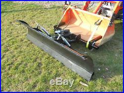 Compact Tractor Snow Plow fits Kubota, John Deere and