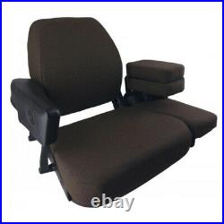 Dark Brown Instructional Seat Fits John Deere 3055, 3140, 3150, 3155, 3255, 4030