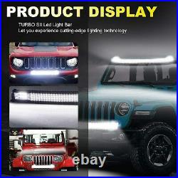 Fit KUBOTA RTV X900 X1100C X1120D 42 LED Light Bar +Auxiliary 4 Lamp Combo Kit