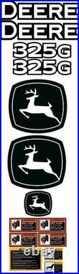 Fits JOHN DEERE 325G Decal Kit Skid Steer 3M VINYL / FREE SHIPPING