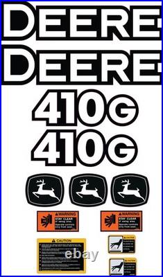 Fits JOHN DEERE 410G BACKHOE loader Decal Kit / 3M VINYL / FREE SHIPPING