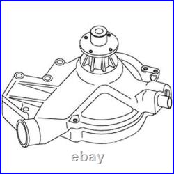 Fits John Deere 6.404T, 6404A Water Pump New RE20023, AR54578, AR98547
