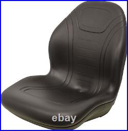 Fits John Deere Excavator Bucket Seat Fits Various Models Black Vinyl