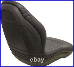 Fits John Deere Excavator Bucket Seat Fits Various Models Black Vinyl