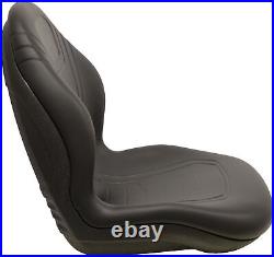 Fits John Deere Excavator Bucket Seat Fits Various Models Black Vinyl