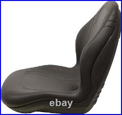 Fits John Deere Excavator Bucket Seat Fits Various Models Black Vinyl