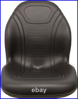 Fits John Deere Excavator Bucket Seat Fits Various Models Black Vinyl