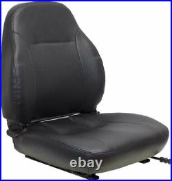 Fits John Deere Excavator Seat Assembly Fits Various Models Black Vinyl