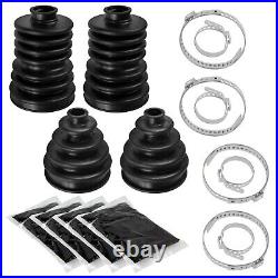 Fits John Deere XUV825i Gas Rear Axle Inner Outer CV Boot Kit 2 Sets